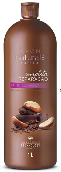 Avon Naturals Chocolate e Castanha do Pará Condicionador Completa Reparação. 1 L