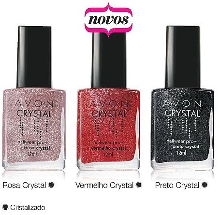 Nailwear Pró + Crystal Esmalte 5 em 1. 12 ml