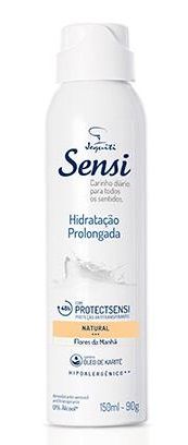 Sensi Desodorante Aerossol Antitranspirante 48h Natural / Flores da Manhã 150 ml