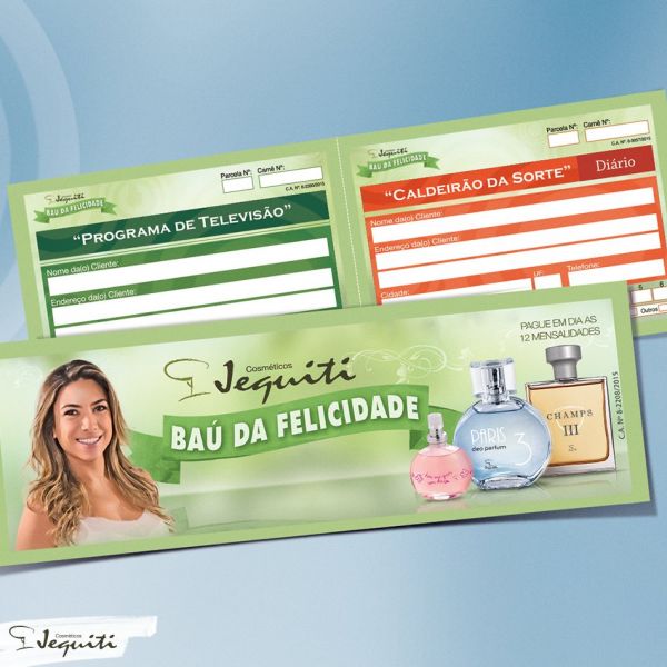 Carnê do Baú da Felicidade - Jequiti