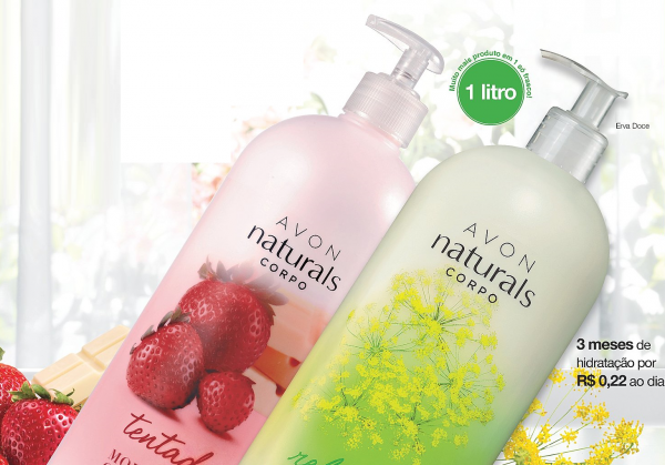 Naturals Loção para o Corpo. 1 Litro