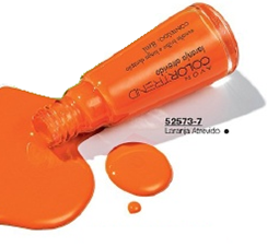 Color Trend Esmalte Brilho e Longa  Duração. Laranja Atrevido. 8 ml