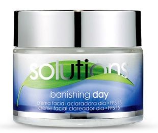 Solutions Banishing Creme Facial Clareador Dia FPS 15. 50 g