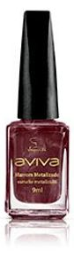 Aviva Esmalte Metalizado Marrom Metalizado 9 ml