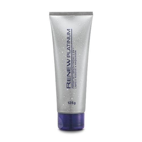 Renew Platinum Creme de Limpeza facial 2 em 1. 125 g