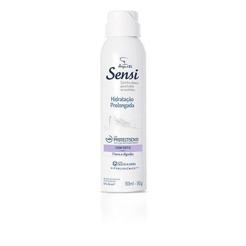 Sensi Desodorante Aerossol Antitranspirante 48h Conforto / Flores e Algodão 150 ml