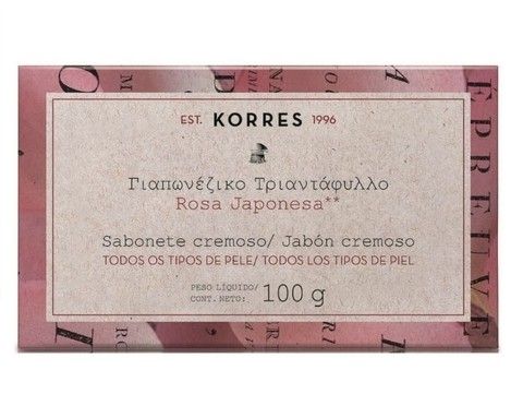 Sabonete Cremoso Rosa Japonesa. 100 g