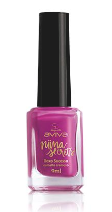 Aviva Niina Secrets Esmalte Cremoso Roxo Sucesso. 9 ml