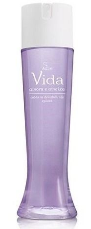 Vida Amora e Ameixa Colônia Spray Desodorante Splash. 150 ml