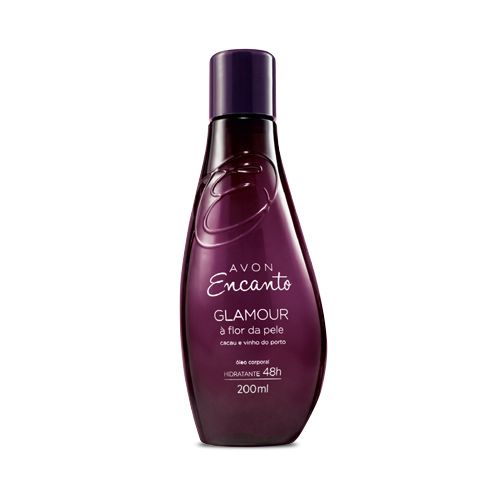 Óleo Corporal Glamou - Cacau e Vinho. 200 ml