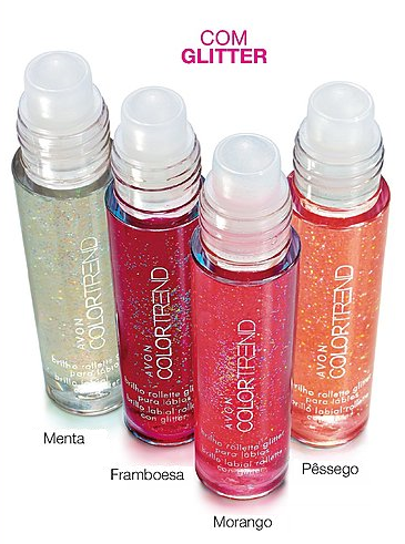 Color Trend Brilho Rollette Glitter para Lábios. 5,5 ml