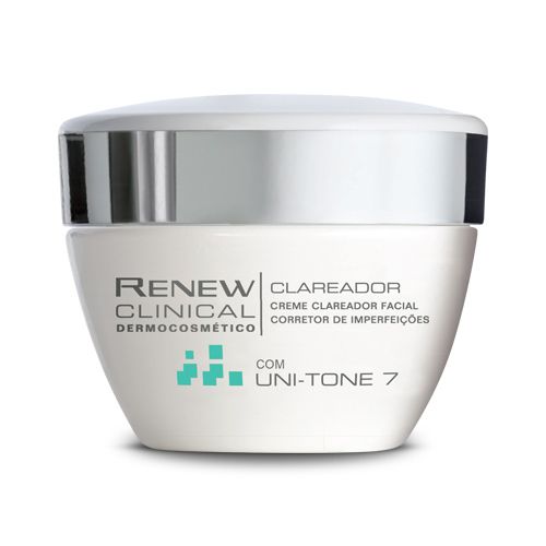 Renew Clinical Dermocosmético Creme Clareador Facial. 30 g