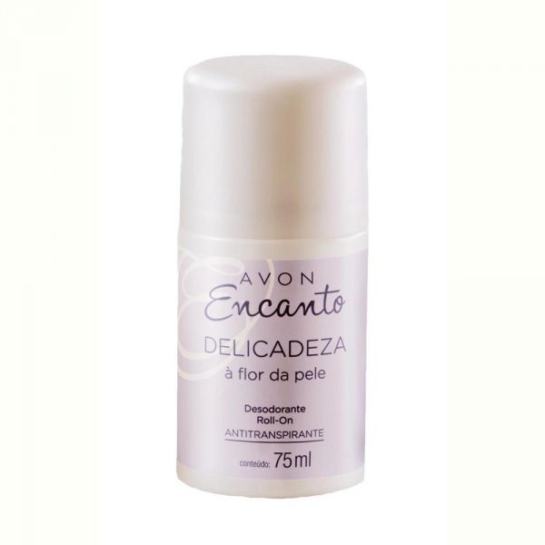 Encanto Delicadeza Desodorante Roll-On Anitranspirante - Flor de Algodão. 75 ml