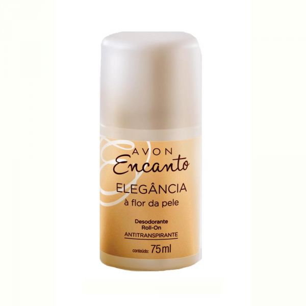 Encanto Elegância Desodorante Roll-On Anitranspirante - Castanha. 75 ml