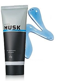 Musk Marine Gel Refrescante Após Barba. 65 g